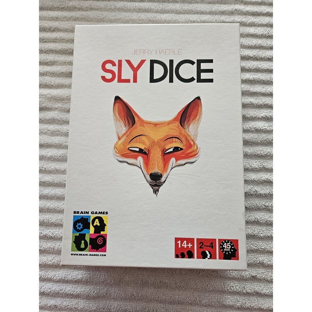 New Jerry Haerle Sly Dice Board Game Brain Games 14+ 2-4 Players 45 Minutes